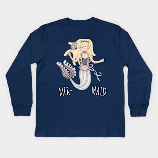 Mer-Maid Kids Long Sleeve T-Shirt